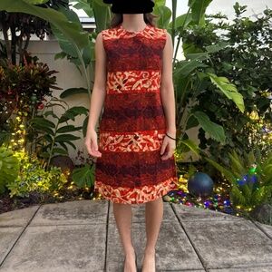 Vintage Red Aloha Dress- Kiyomi